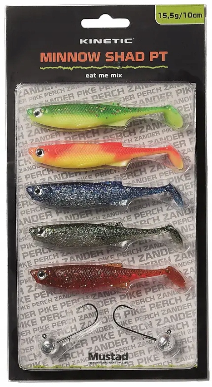 

Zestaw Gum Kinetic Na Sandacza 10cm 5SZT Główki