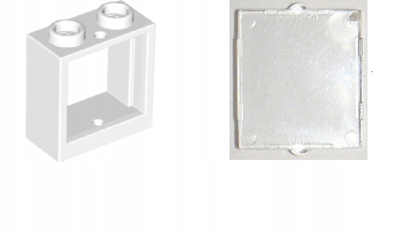 

10 szt Lego Białe Okna+ szyby 60592/60601 komplet