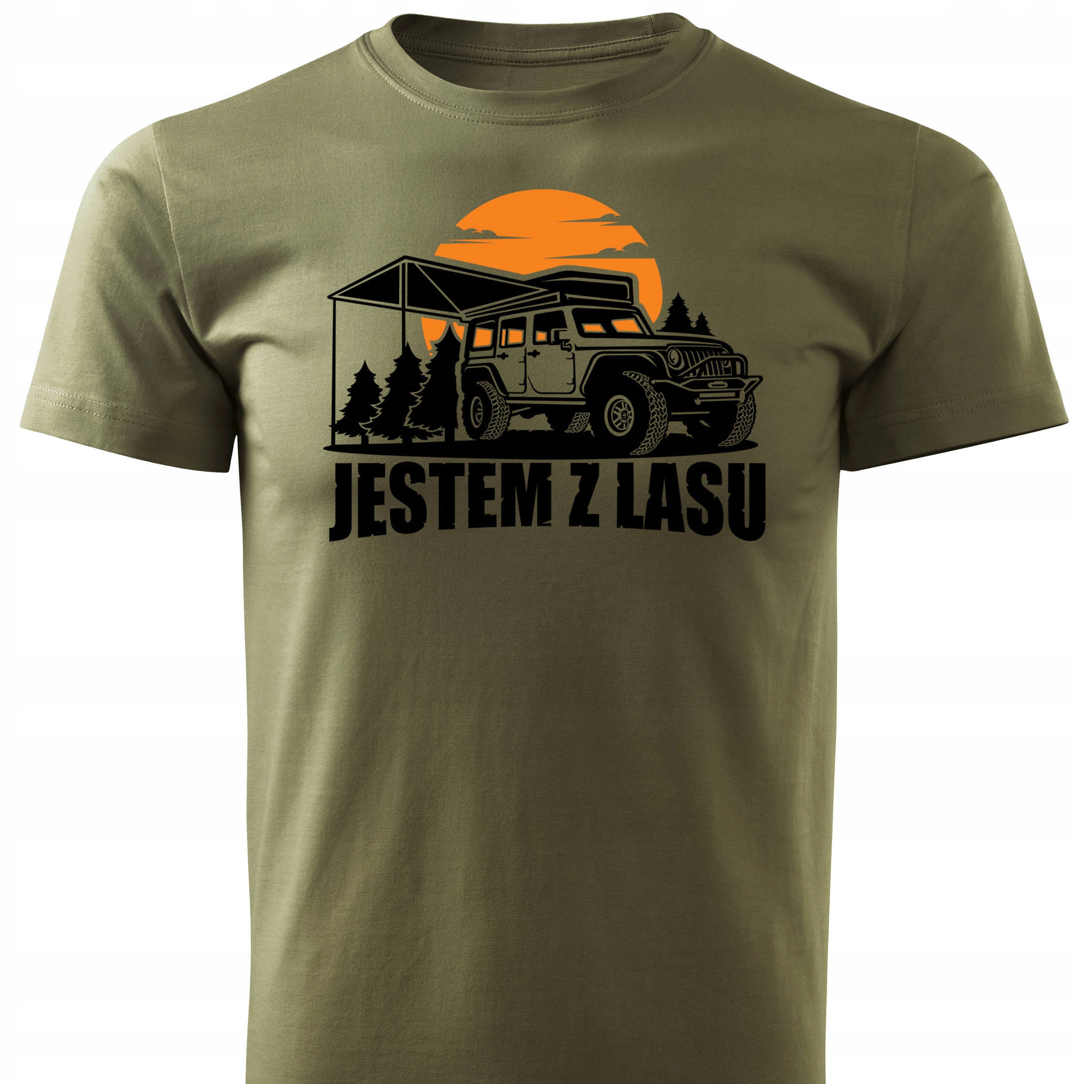 

Koszulka Offroad Jeep Wrangler napis Jestem Z Lasu