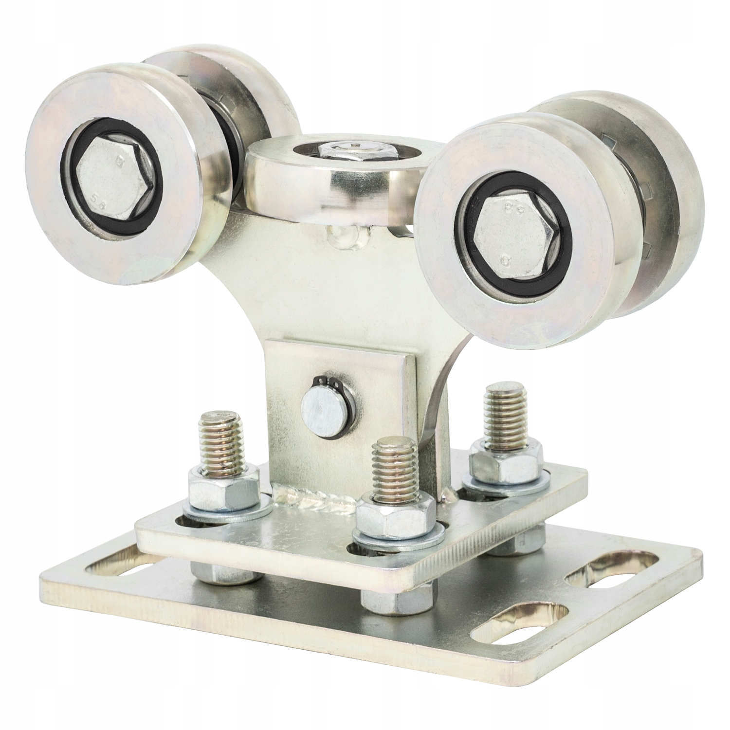 Vozík na brány 5 válečků z oceli, vozíky, válečky pro posuvnou bránu 80x80