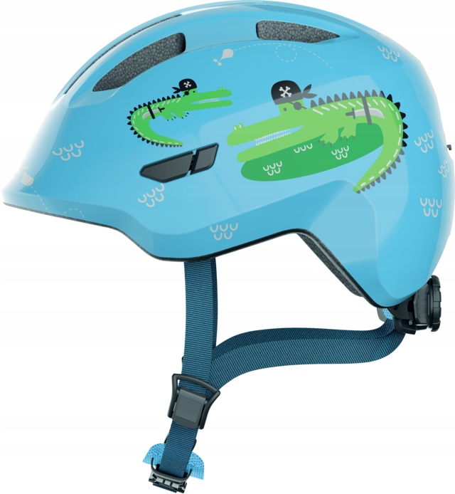 Dětská přilba Abus Kids Smiley 3.0 blue croco shiny [Velikost: Velikost S