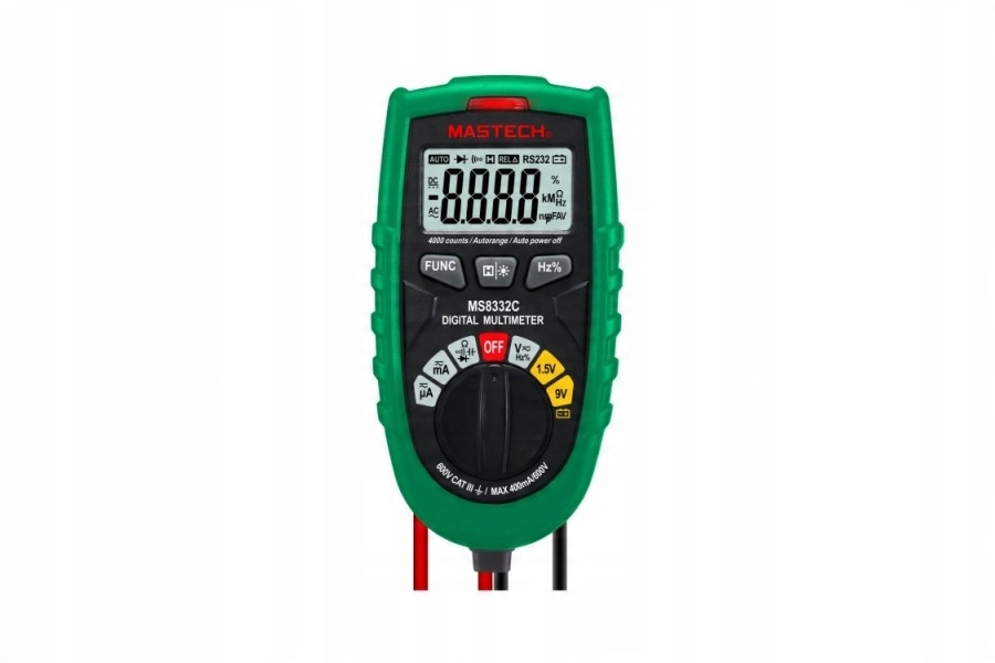 

Miernik multimetr LCD 600V MS8332C Mastech