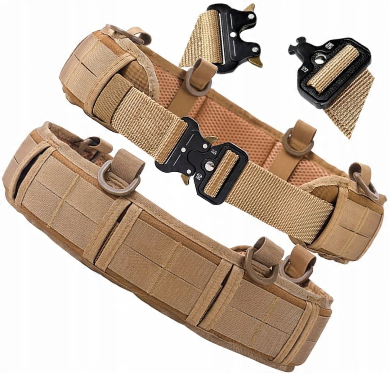

Pas taktyczny militarny bojowy 2w1 wojskowy Molle