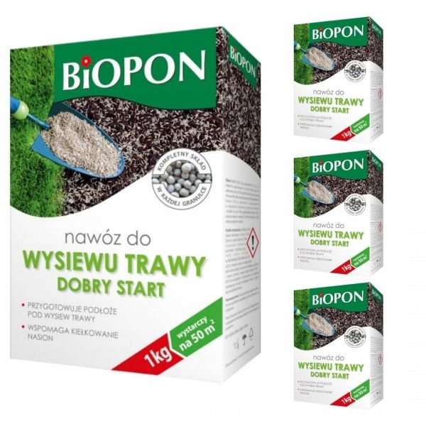 

Nawóz do wysiewu trawy dobry start Biopon Pakiet