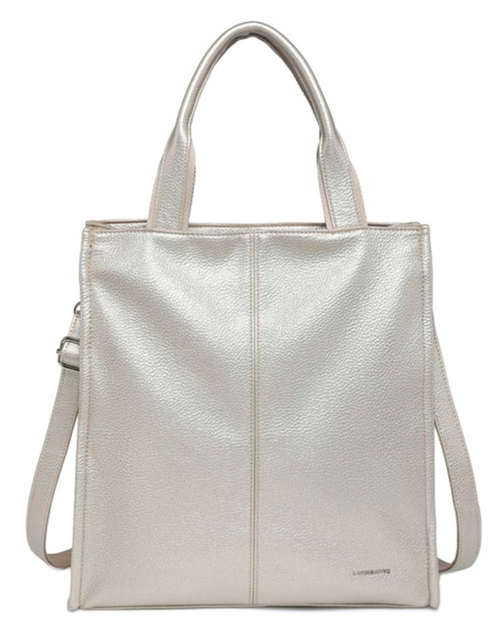 Dámská shopper kabelka ve zlaté barvě Luigisanto HS6623#