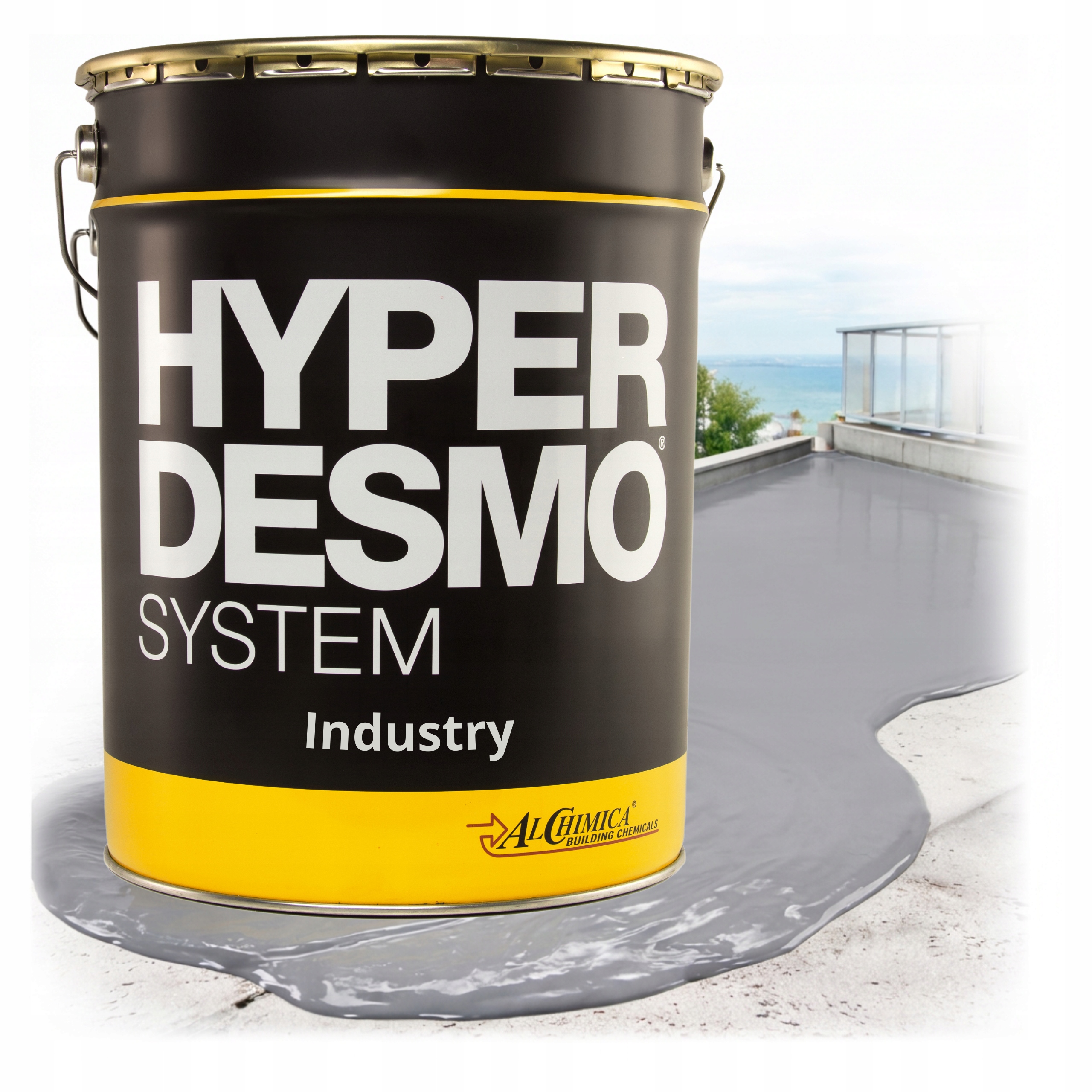 Żywica Hydroizolacja na Balkon Dach Hyperdesmo Industry Szary 25g