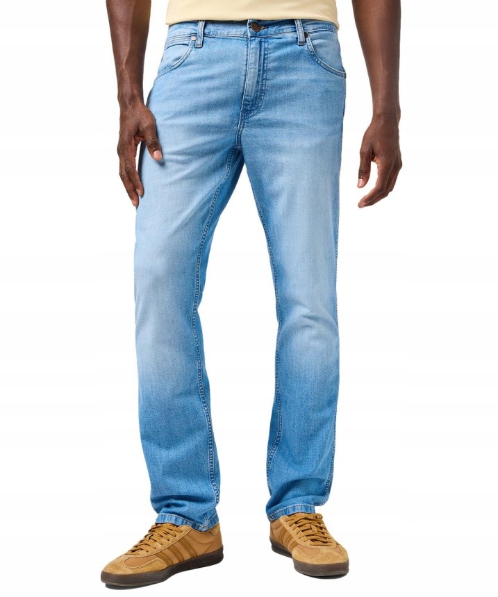 Pánské džíny Wrangler Greensboro 112362439 Slate Shade W40 L32, lehké