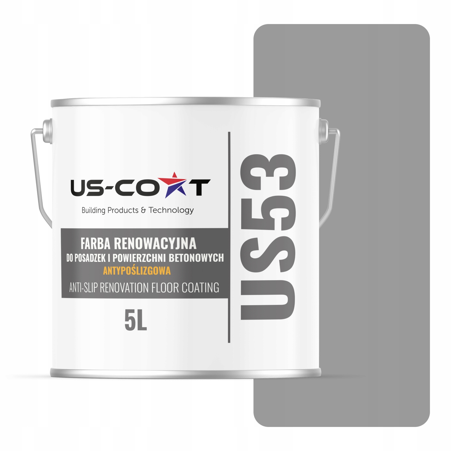 Renovačná Farba Na Podlahy Protišmyková Uv Šedá Signálna Ral 7004 5 L