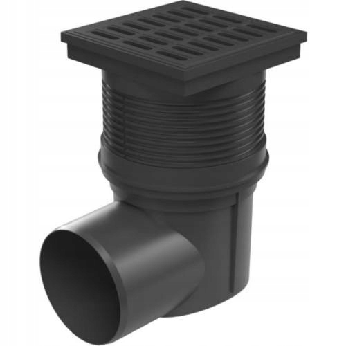 Enpro Vpusť kanalizační boční D 110 mm, suchá klapka, plastová mřížka, čern