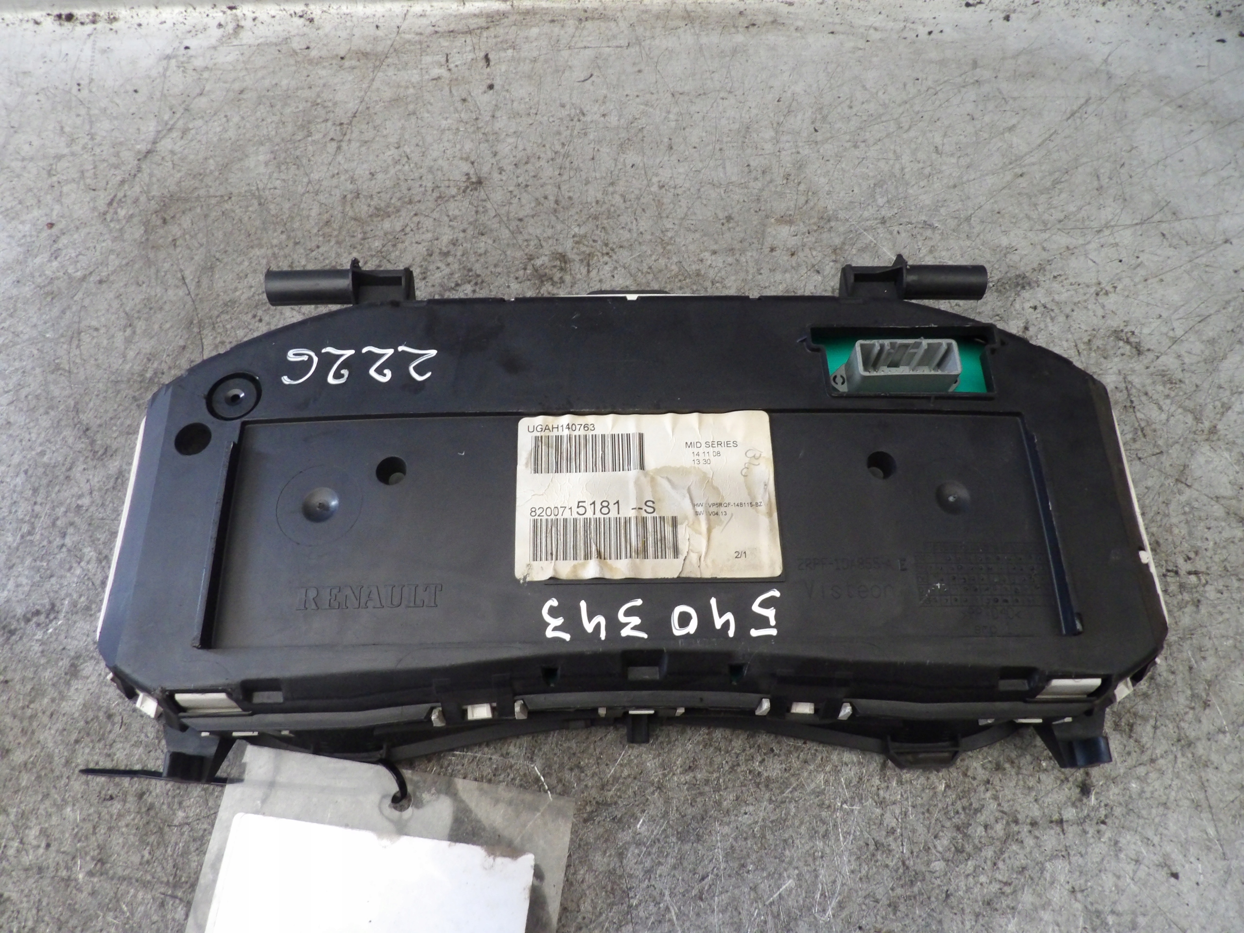 Renault Clio III liczniki dials 8200715181-S
