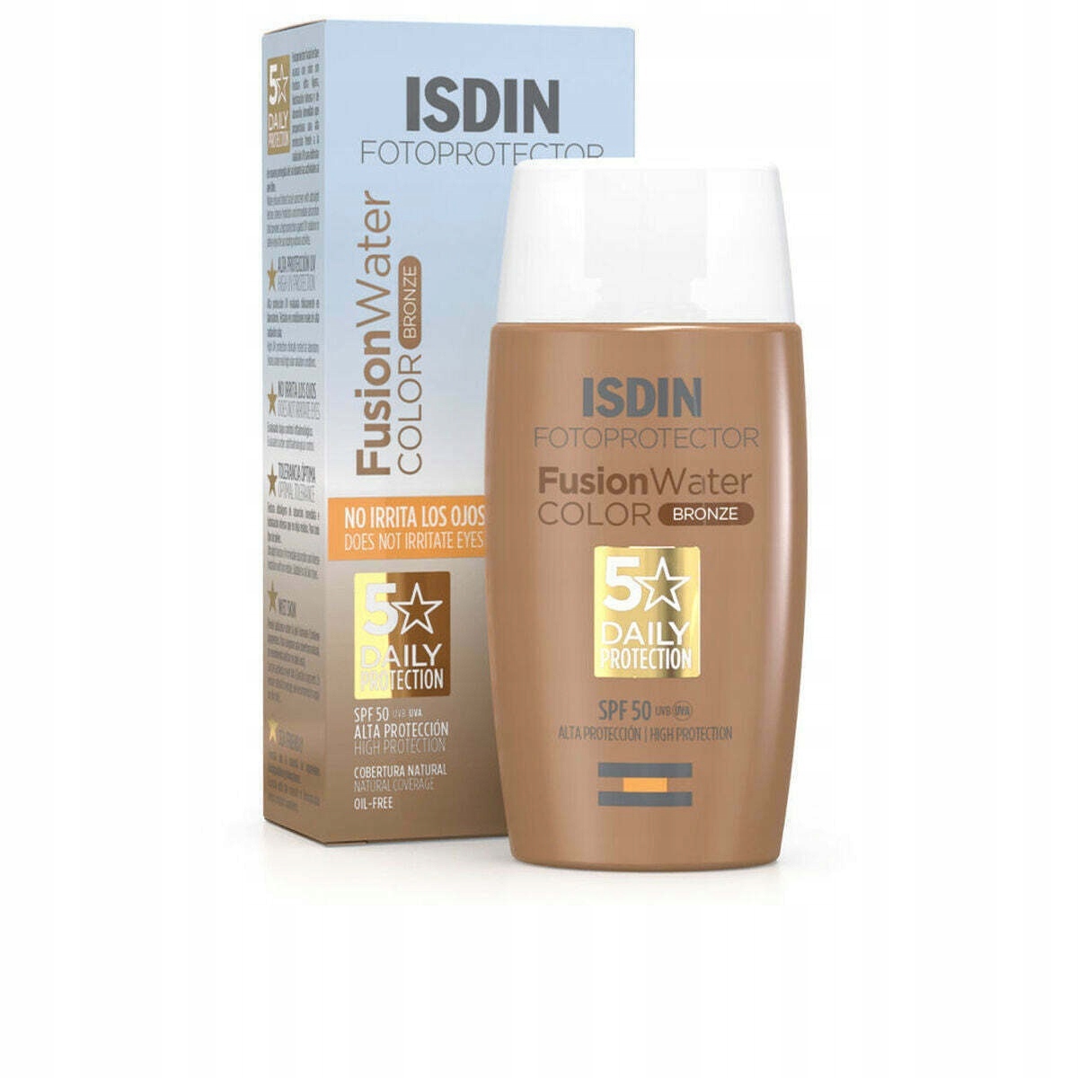 Fotoprotector fusion water color SPF50 #bronce 50 ml