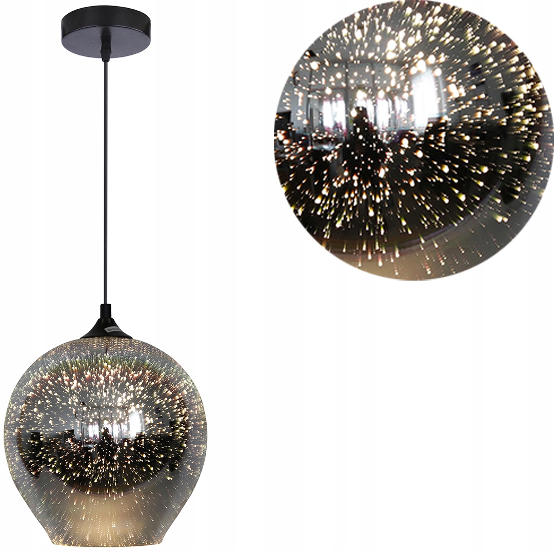 Galaktická stropní závěsná lampa s 3D efektem