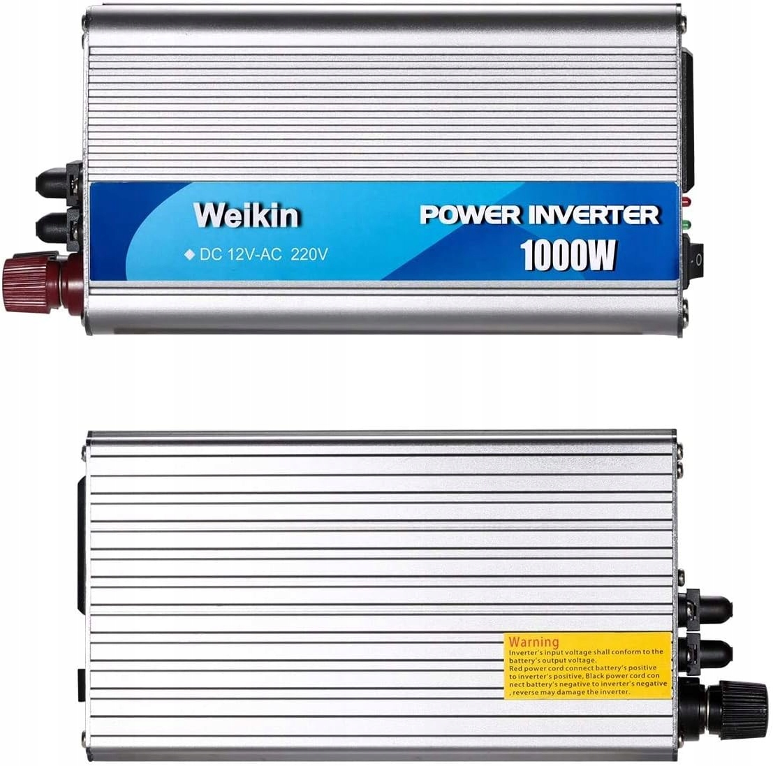 PRZETWORNICA NAPIĘCIA 1000W DC 12V DO AC 220V PRO Napięcie wejściowe 12 V