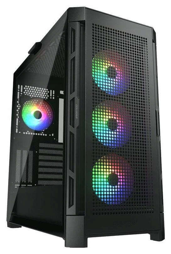 COUGAR Obudowa Duoface Pro RGB, Midi Tower, Czarna — 7