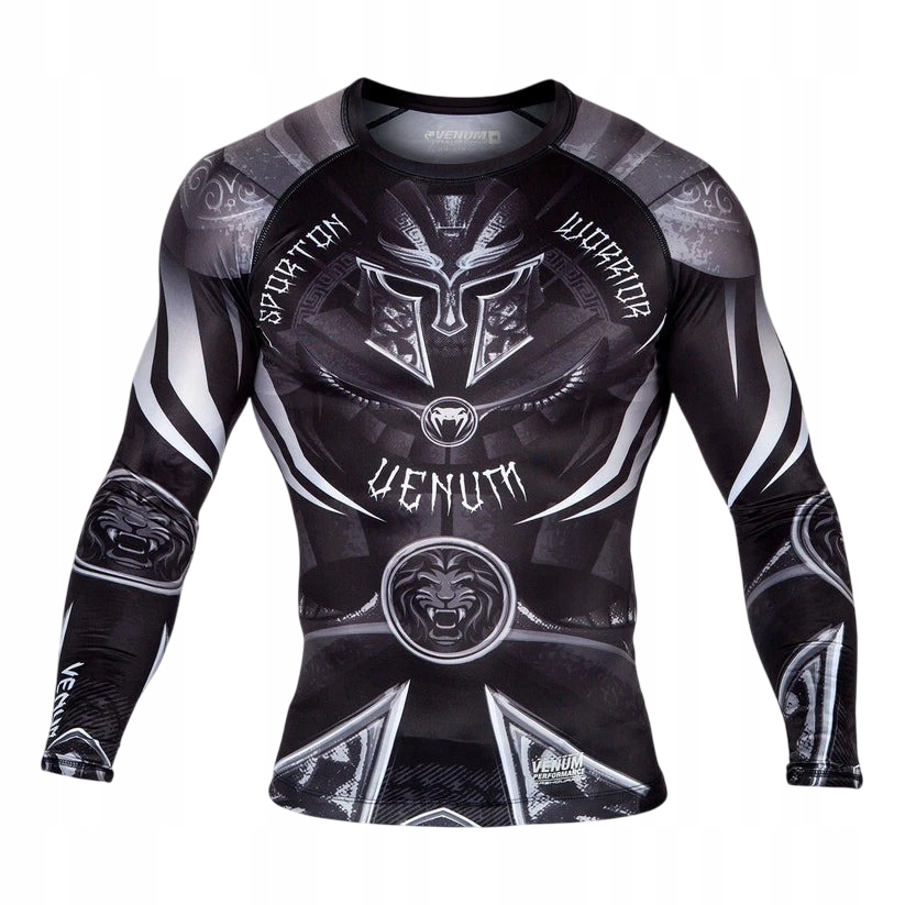 rashguard koszulka venum gladiator 3.0 M Czarny/biały