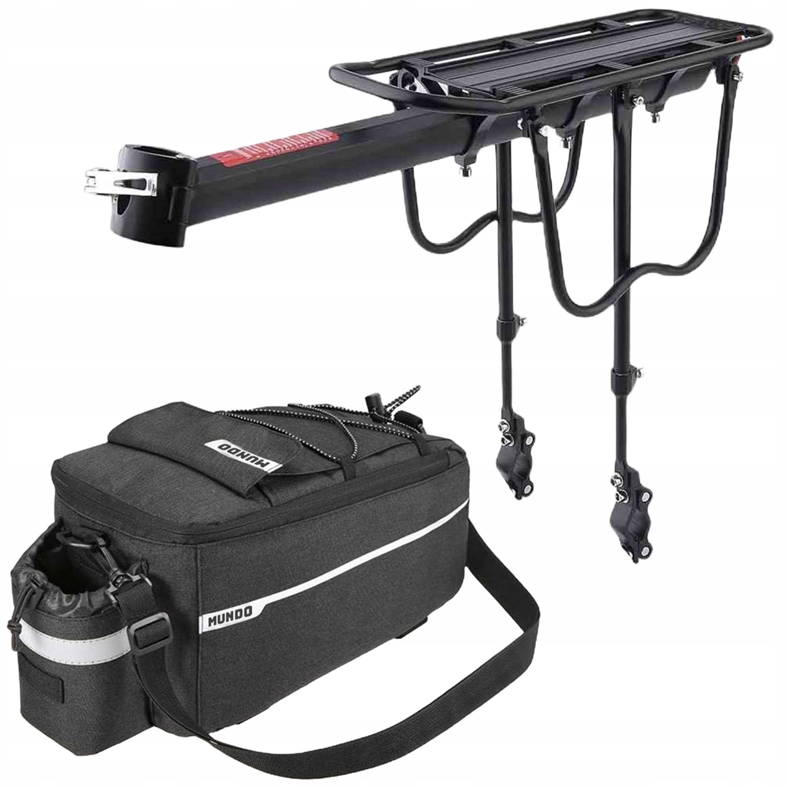 Bagażnik Rowerowy 50 Kg Torba Sakwa Rowerowa Na Bagażnik (9L) Na Rower