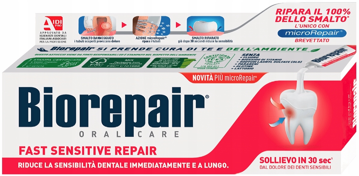 

Pasta Biorepair Szybka Delikatna Ochrona 75 ml