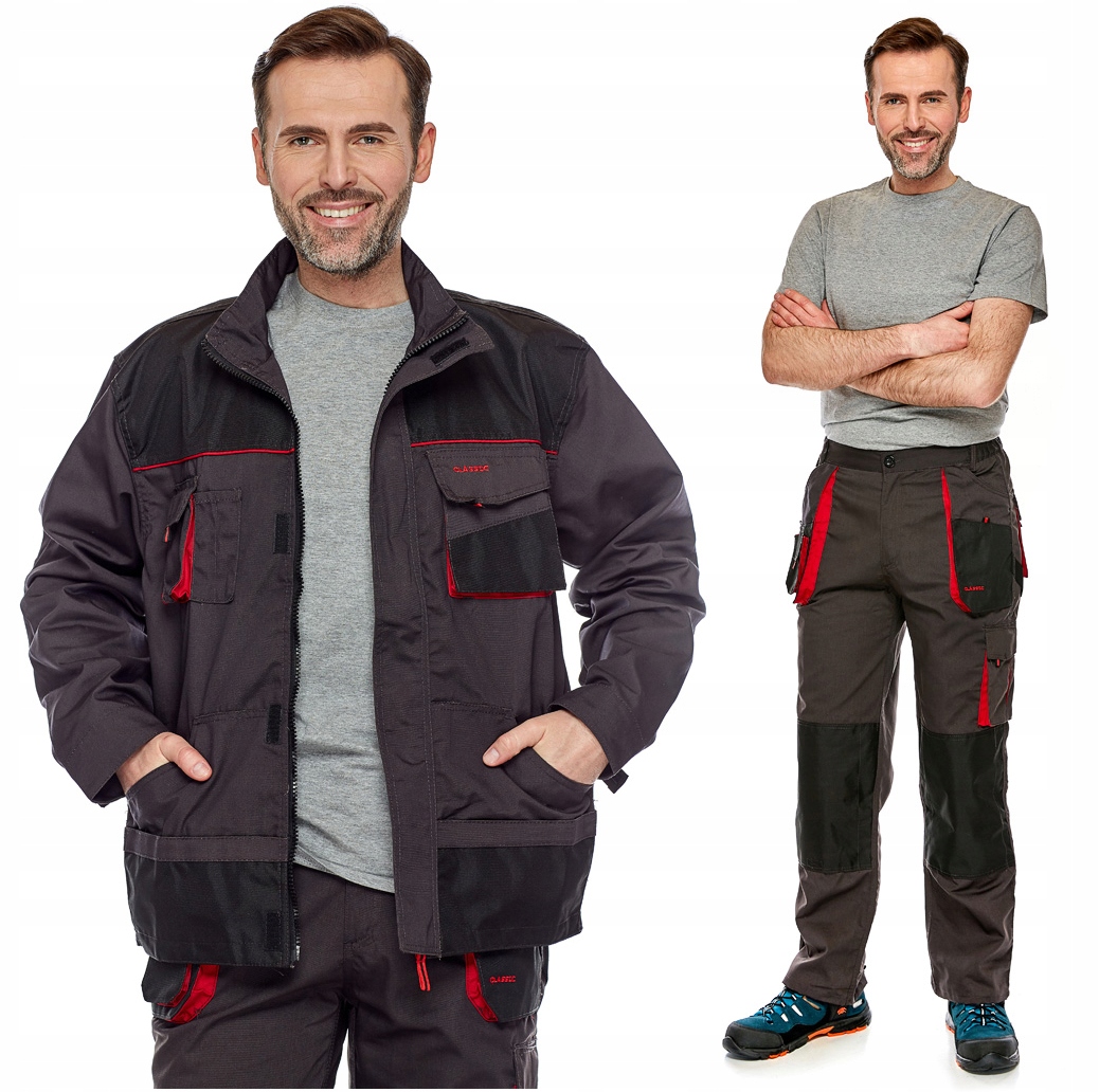 Робочий одяг захисна потрійна строчка RED L/50