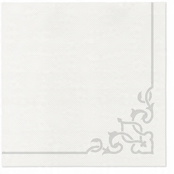 

Serwetki Flizelinowe Elegant Frame Silver 50 szt.