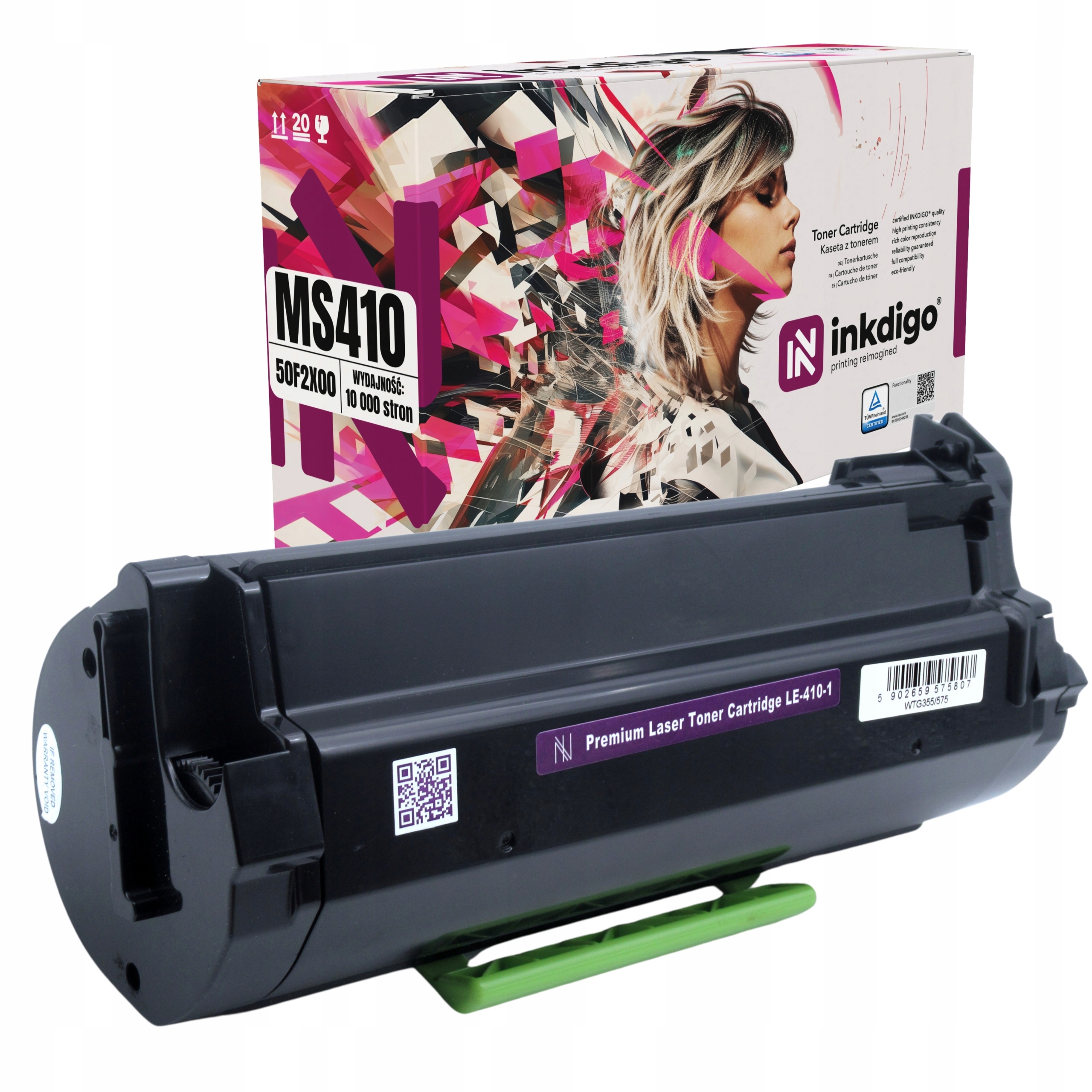 Toner do Lexmark MS410dn MS415dn MS510dn XXL 10K