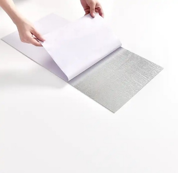 PANELE SAMOPRZYLEPNE PCV TAPETA NA PIANCE BIAŁY MARMUR BIEL LAMINAT 60x30cm Grubość 2 mm