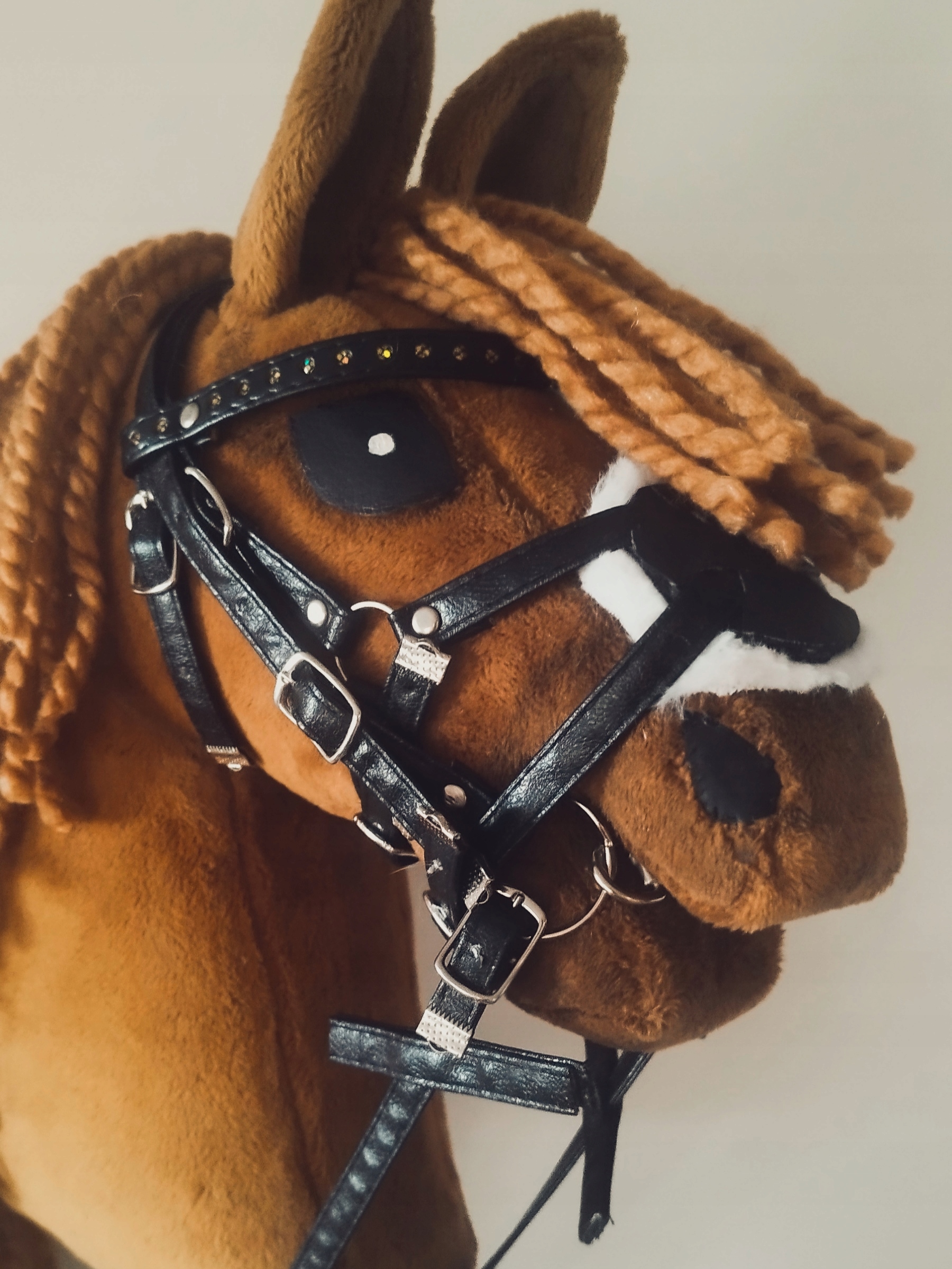 hobby horse A4 ogłowie meksykańskie czarne regulowane Rozmiar inny