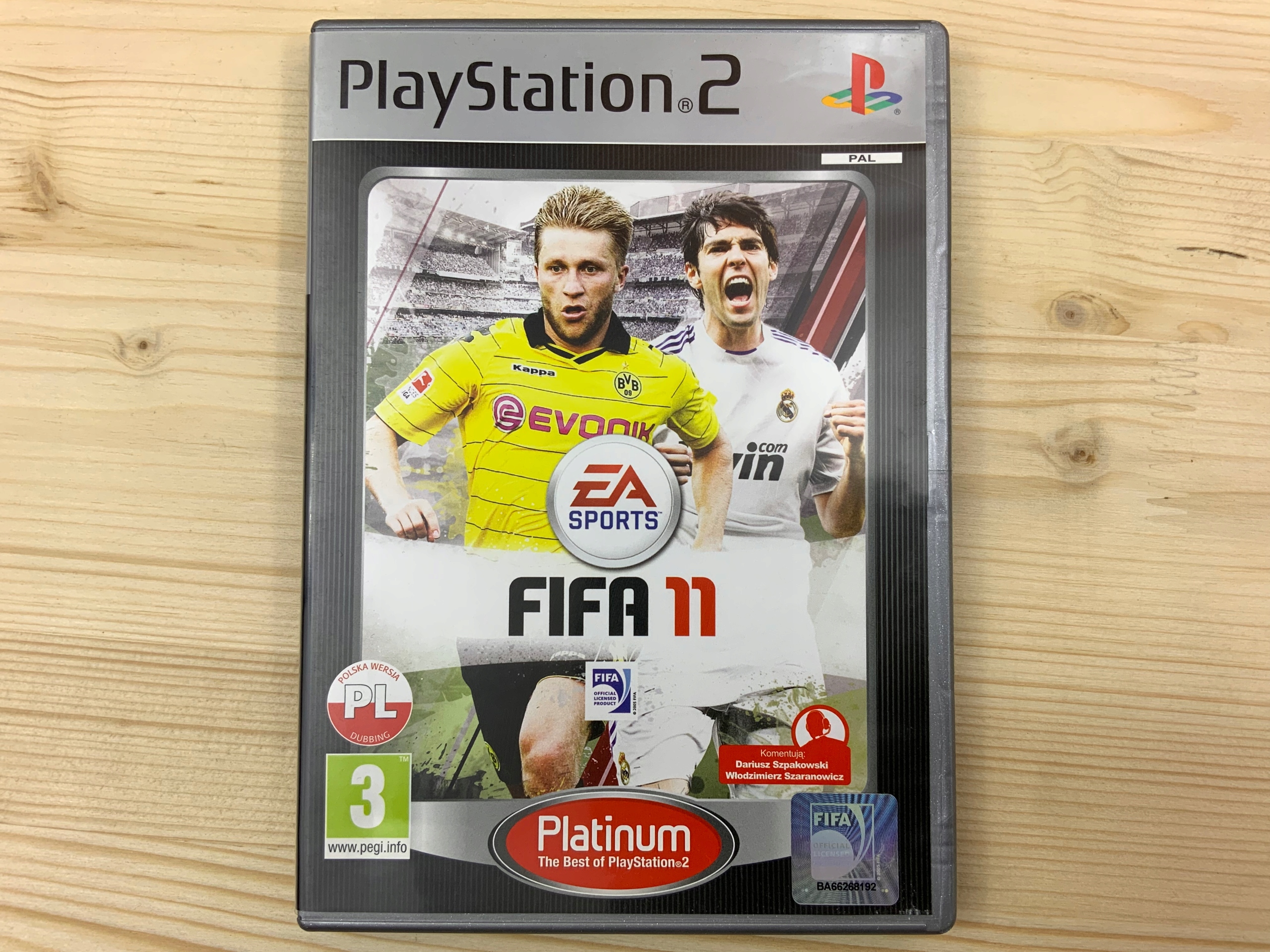 FIFA 11 płyta bdb komplet PL PS2 Platforma Sony PlayStation 2 (PS2)