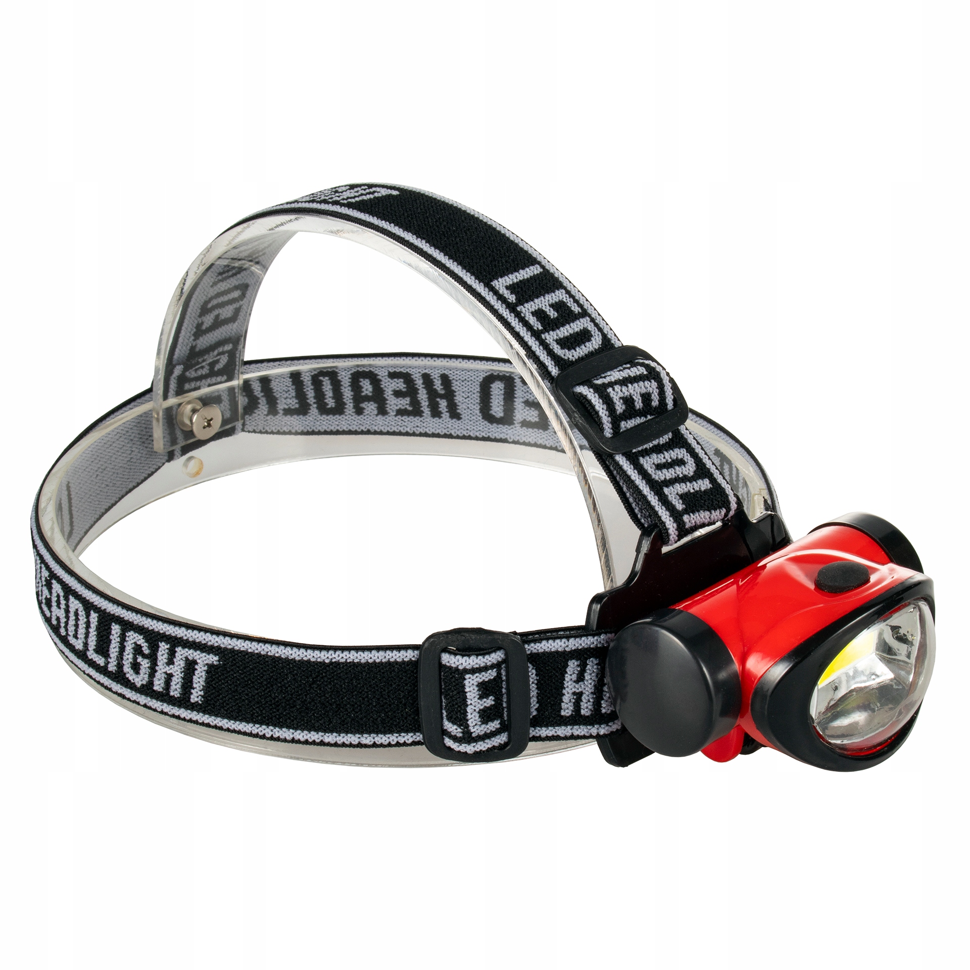 LATARKA CZOŁOWA CZOŁÓWKA COB LAMPKA LED NA BATERIE