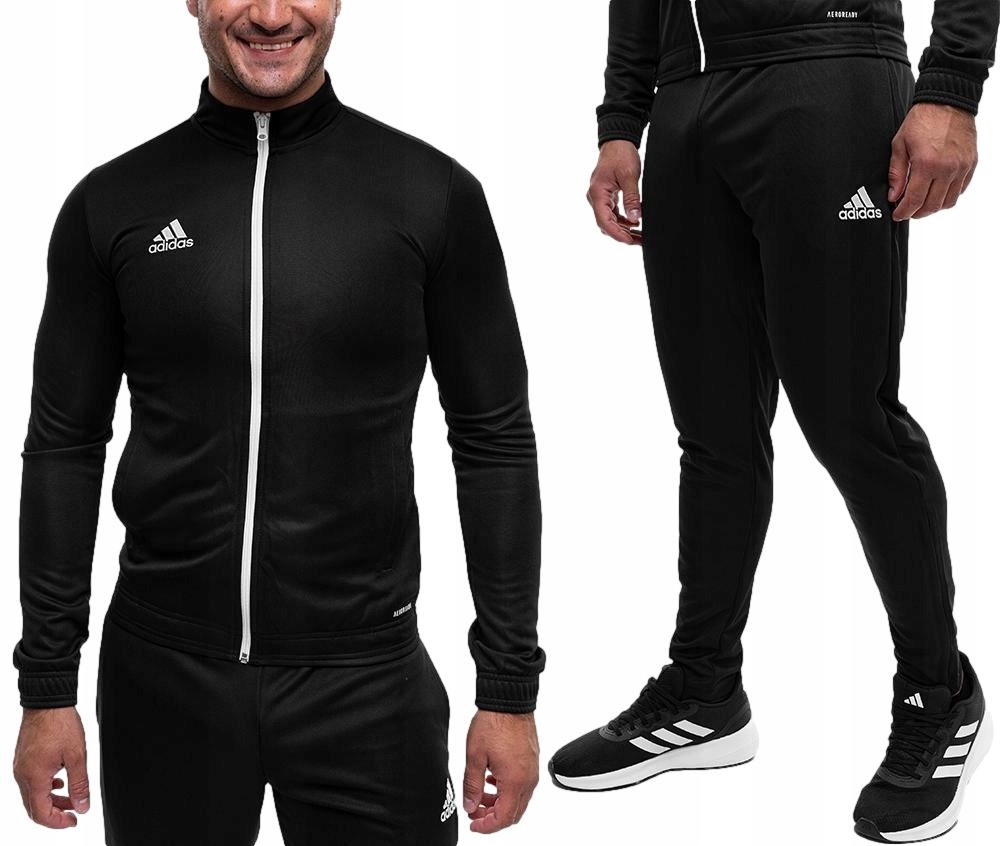adidas Teplákovka Pánský sportovní komplet Sada Mikina Kalhoty Entrada 22 vel. M