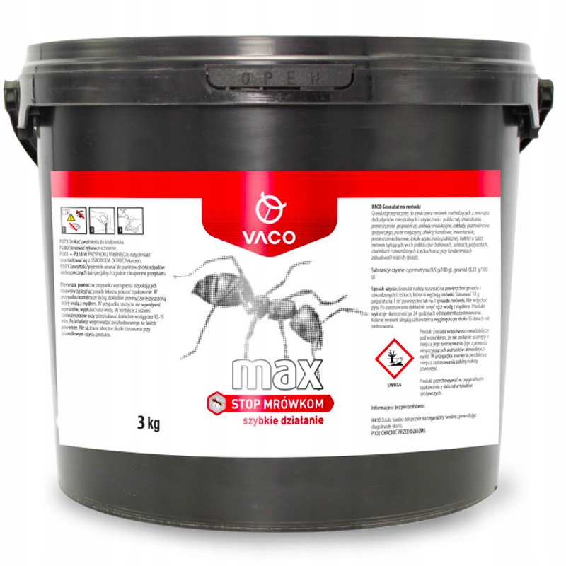 Ultra Silny Proszek Trutka Preparat Na Mrówki 3kg Likwiduje Gniazda Vaco