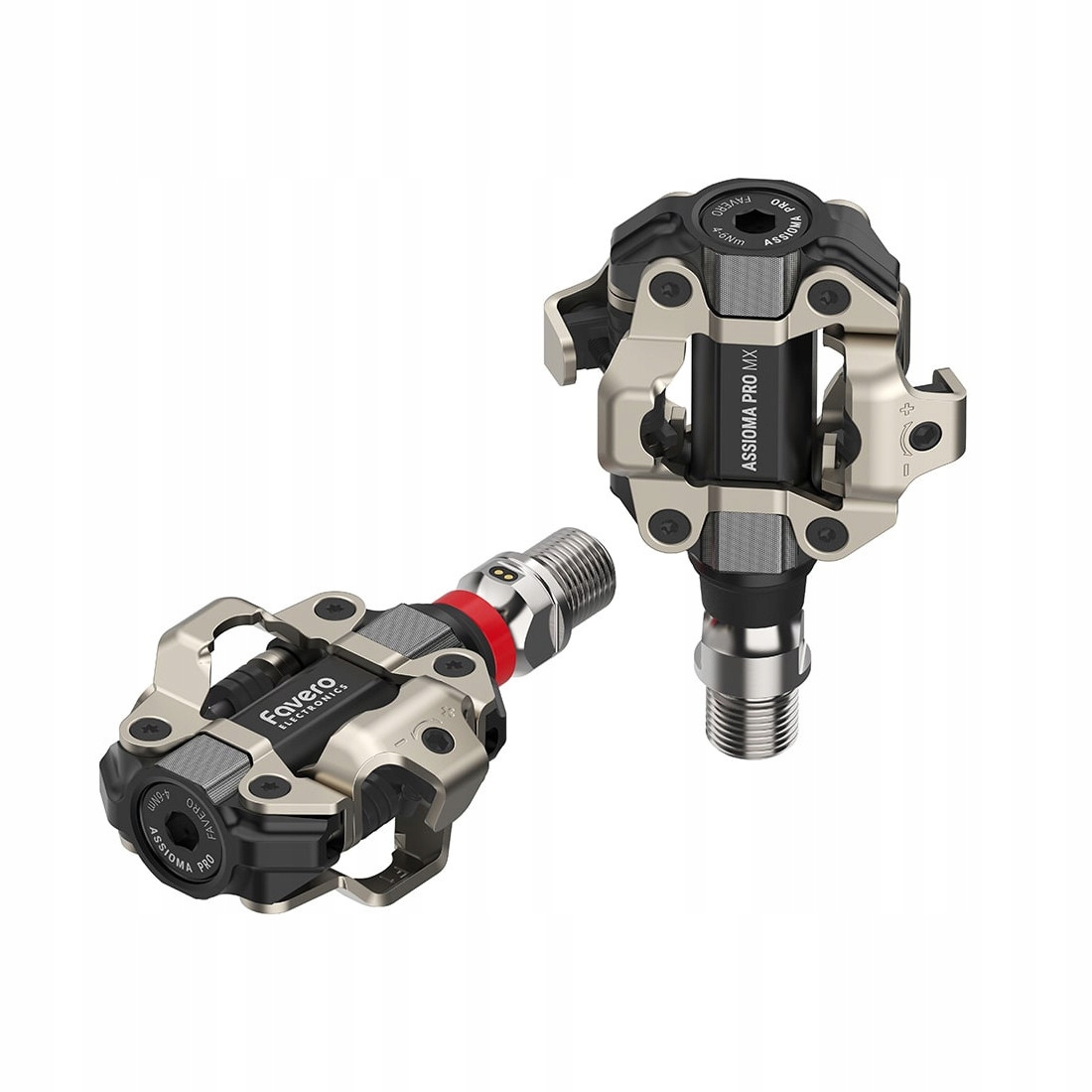 Mtb cyklistické pedály Favero Assioma Pro MX-1, jednostranné měření výkonu