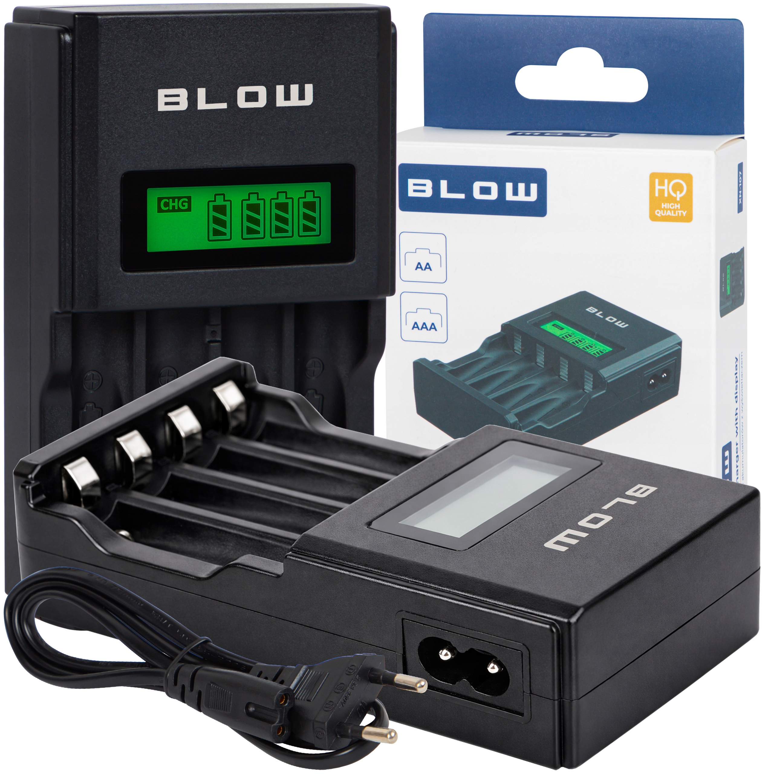 Ładowarka Baterii Blow XN-107 4XAA Aaa Ładowarka Akumulatorów Ni-mh