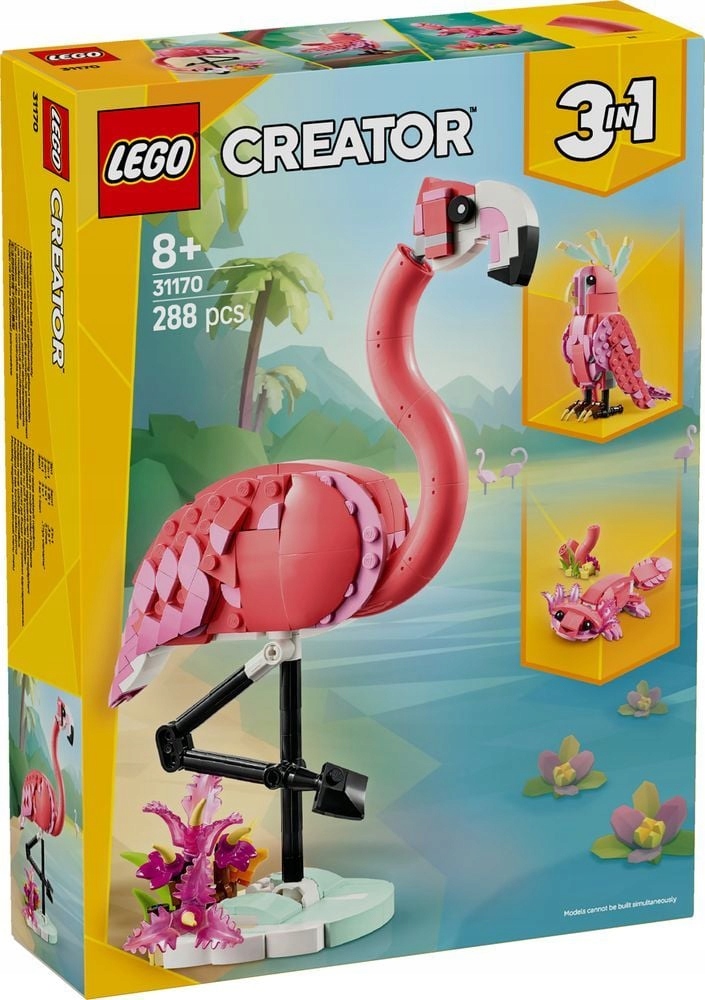 Lego Creator 31170 Divoká Zvířata: Růžový Plameňák