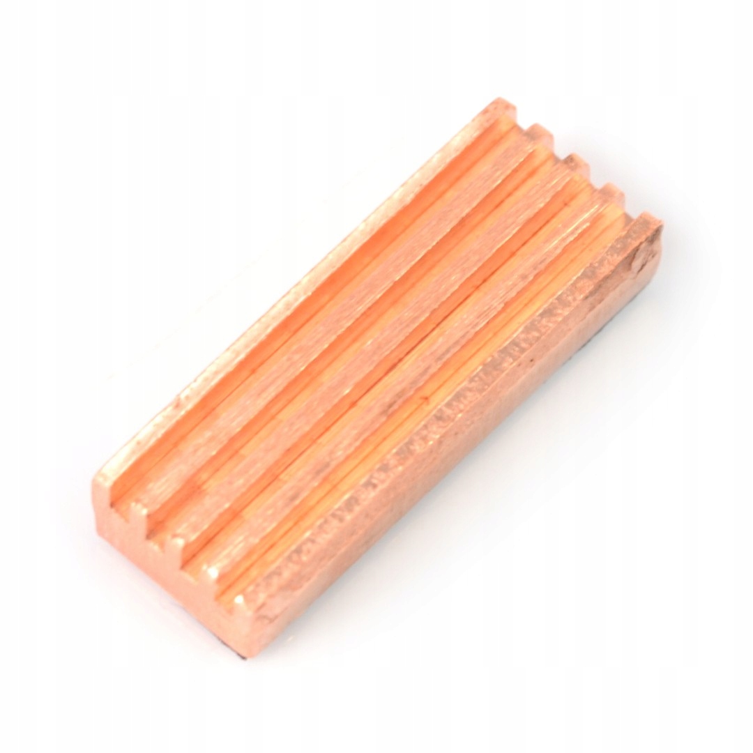 

Radiator miedziany 22x8x5mm