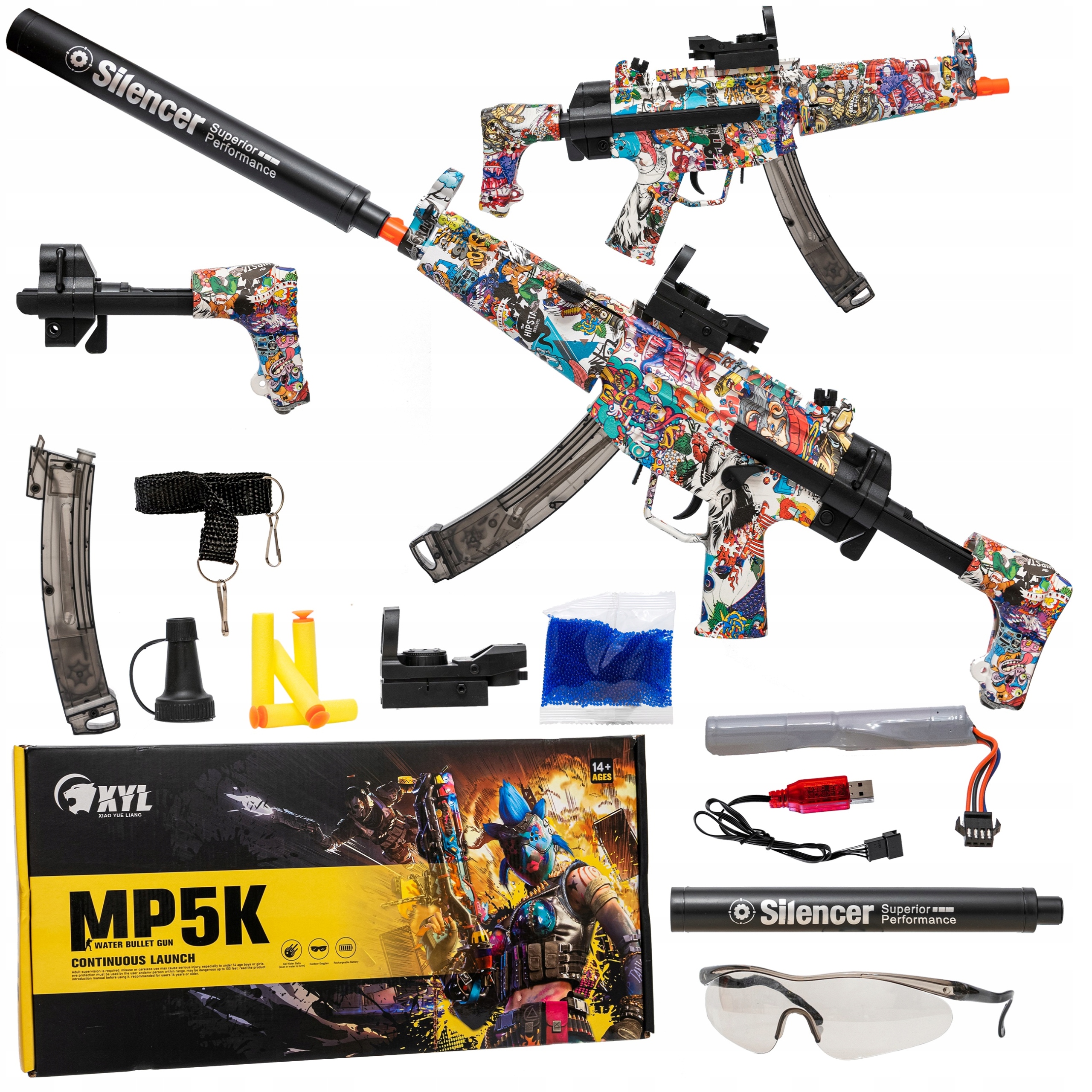 

Karabin MP5 Pistolet Automat Na Kulki Żelowe Csgo