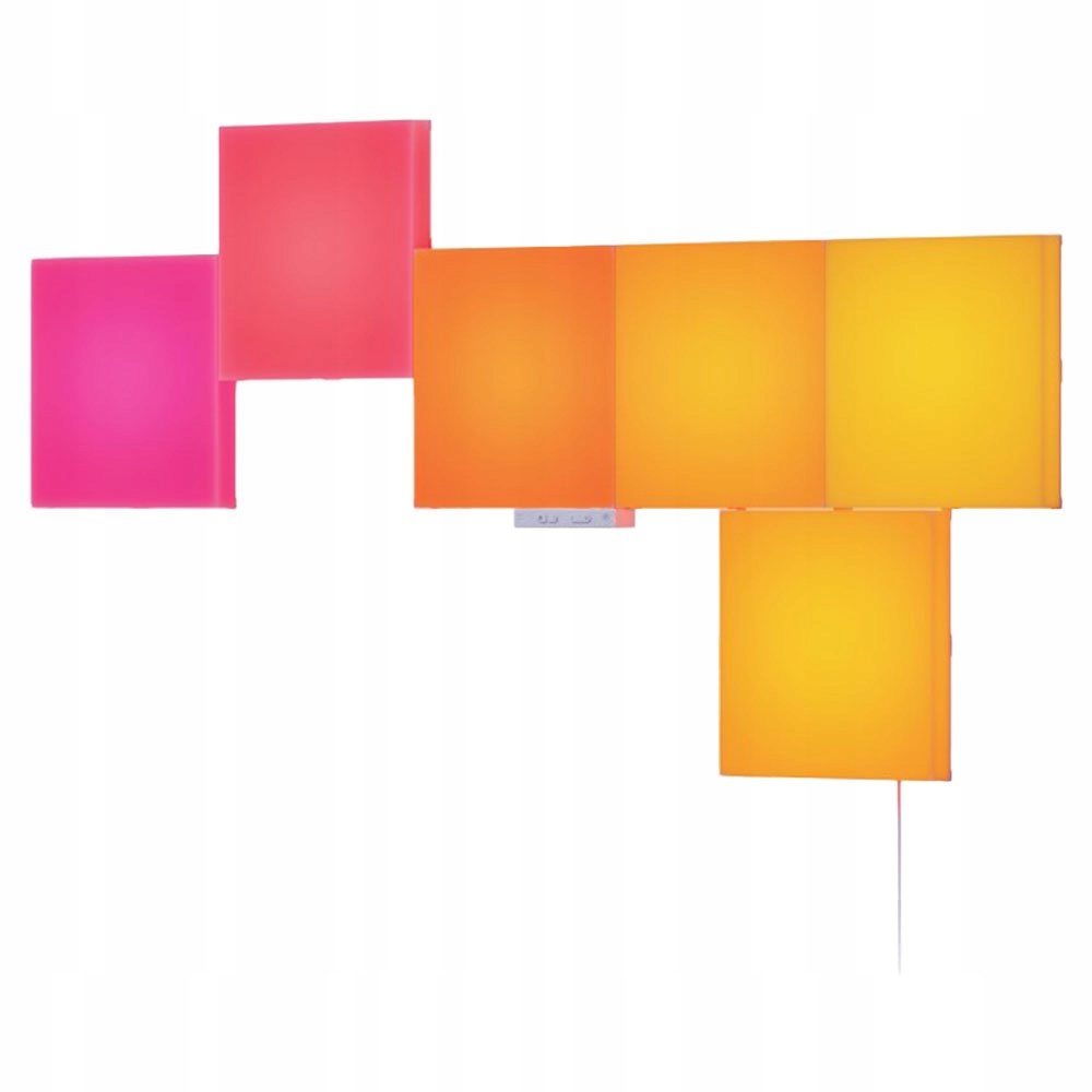 Nanoleaf Blocks Squares – sada 6 moderných nástenných svetelných panelov
