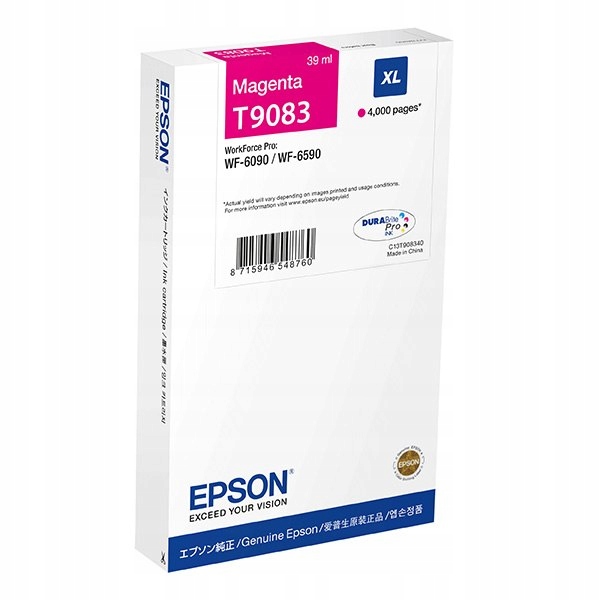Atrament Epson C13T90834N 8715946727011 čierny (black)