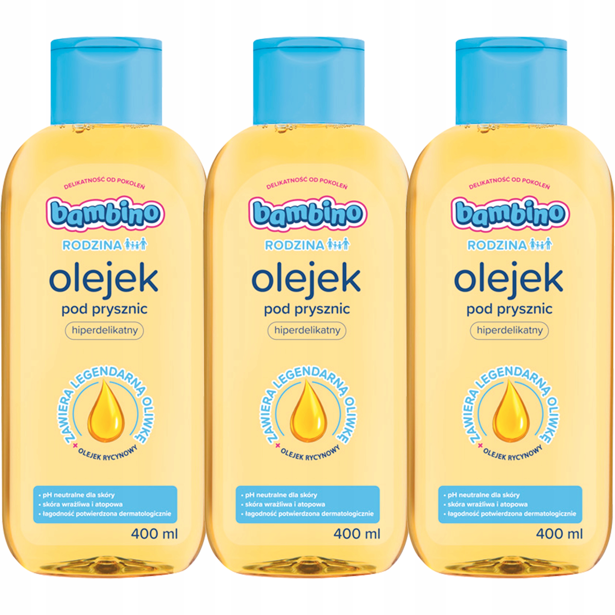 

Bambino olejek pod prysznic hiperdelikatny 400ml*3