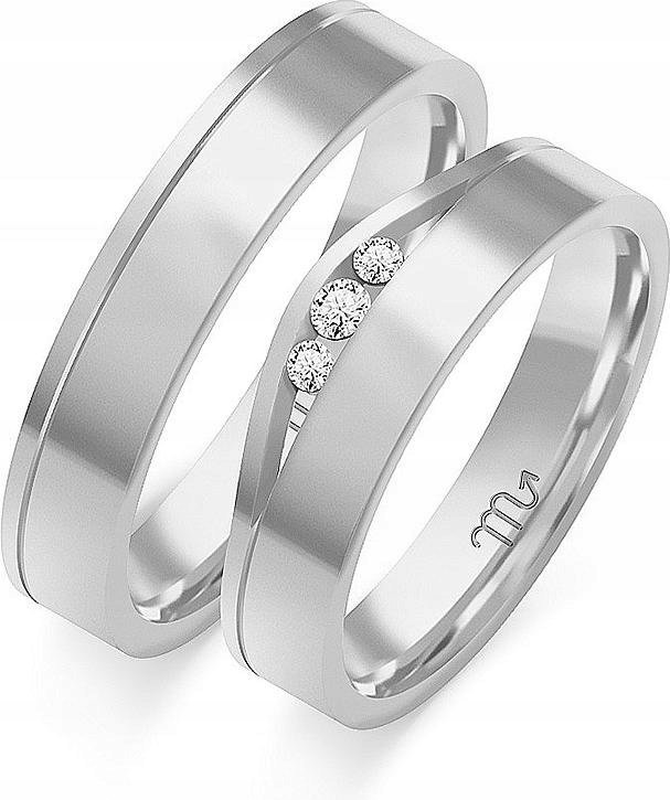 svatební s gravírováním pro pár 585 r 32 33 34, moderní model gravírování