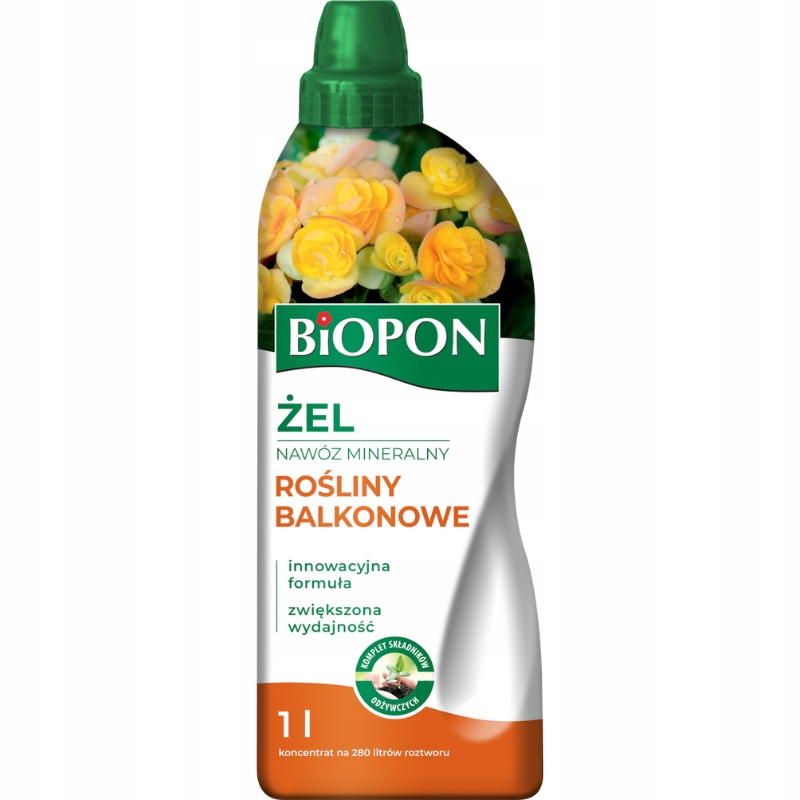 

Biopon nawóz żel mineralny Rośliny Balkonowe 0,5 l
