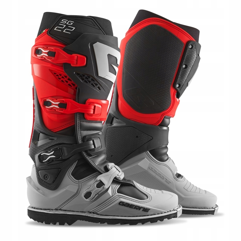 Gaerne Cross/enduro Topánky Model SG-22 Gore-tex Enduro Červená/čierna/sivá Limited