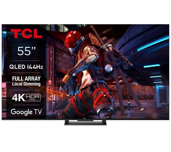 Telewizor QLED TCL 55QLED870 55'' 144Hz 4K UHD HDR Google