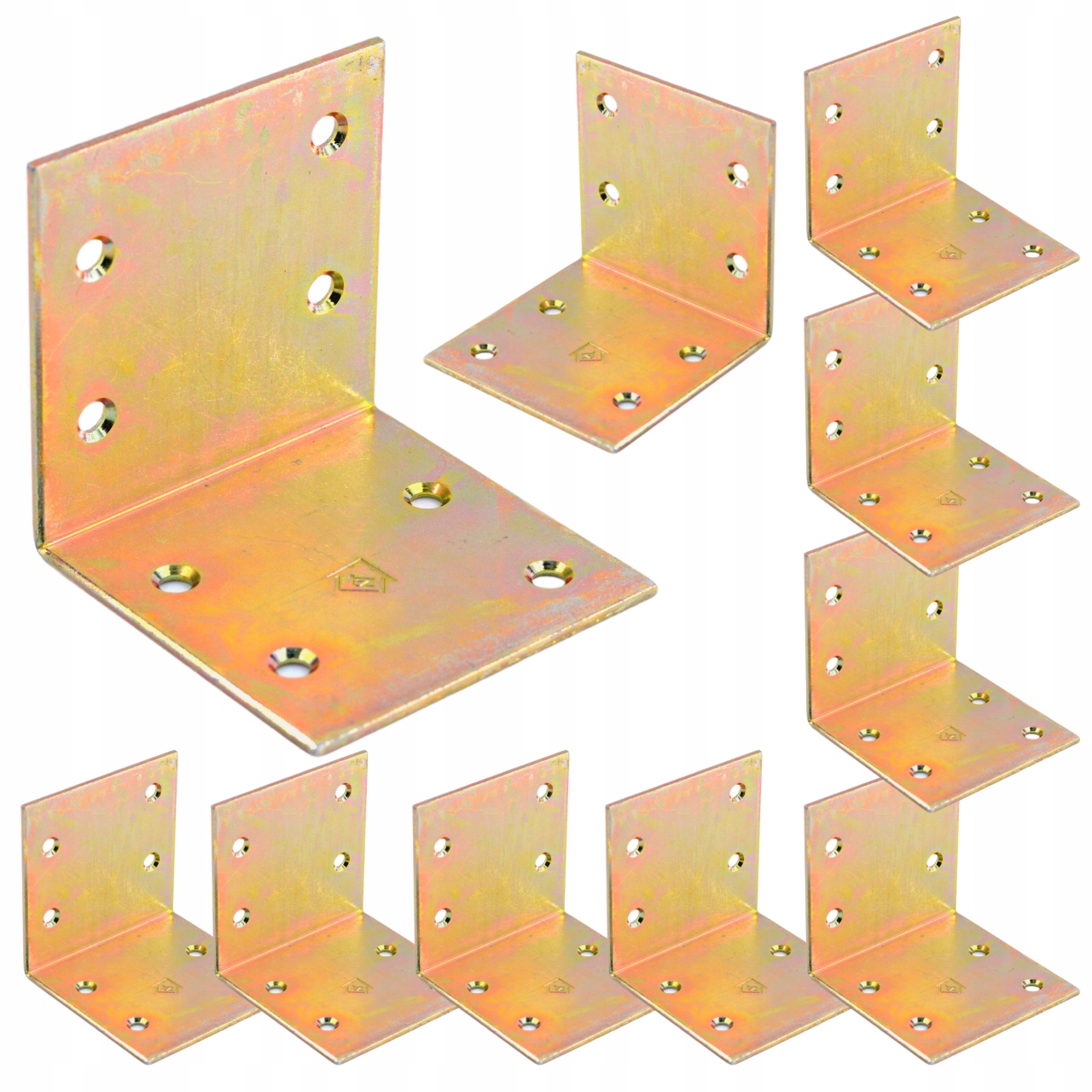 

Kątownik stalowy łącznik 60 x 60 x 60 mm 10 Sztuk