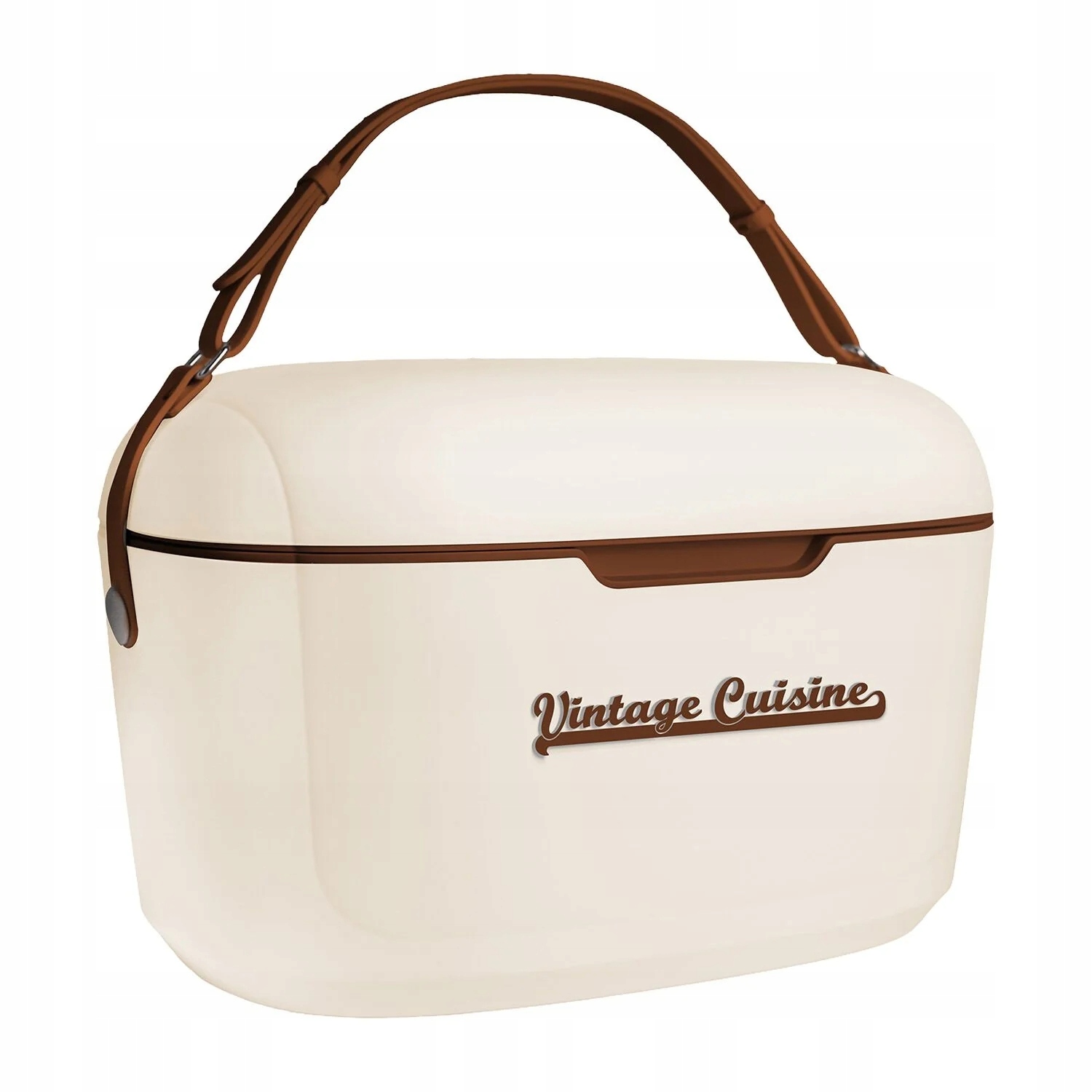 Vintage Cuisine Cooler Box Lodówka Turystyczna Retro z Paskiem 18,8L 1,4kg