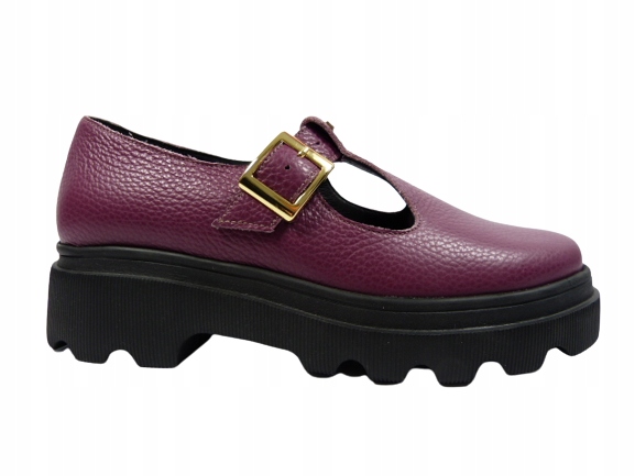 Fialové dámské měkké a lehké polobotky Karino 37