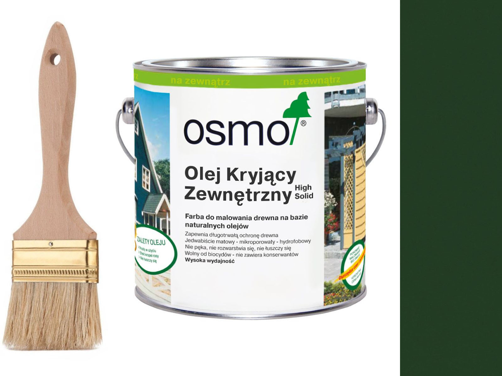 Osmo Krycí olej 2404 Zeleň Vánoční 750 ml