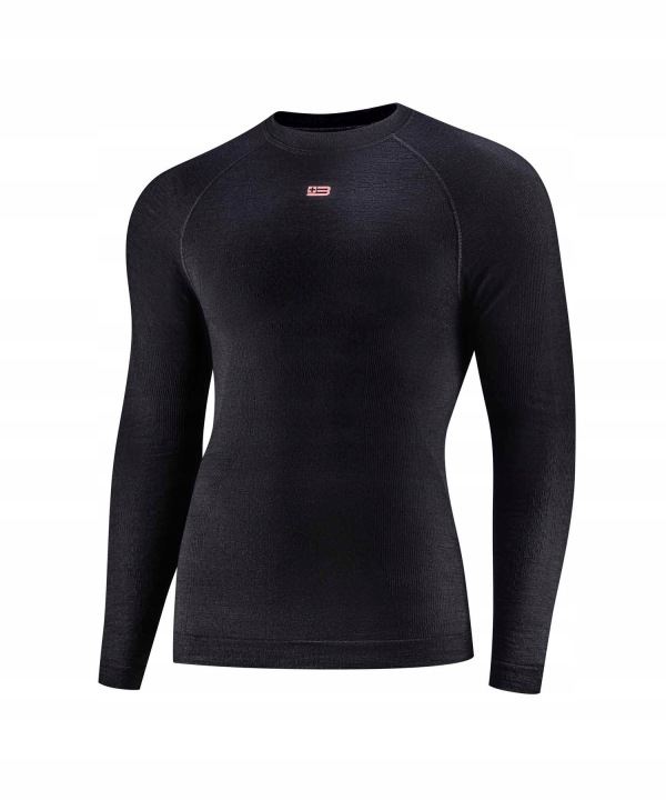 Koszulka Bluza Męska Wełniana Termoaktywna Brubeck Active Merino Ciepła