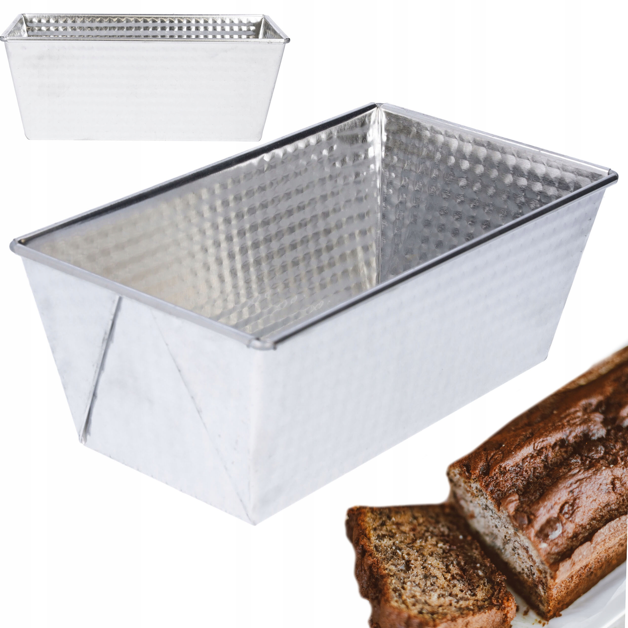 FORMA DO PIECZENIA CHLEBA BLASZKA KEKSÓWKA 20x12x8 WIELOFUNKCYJNA OCYNK