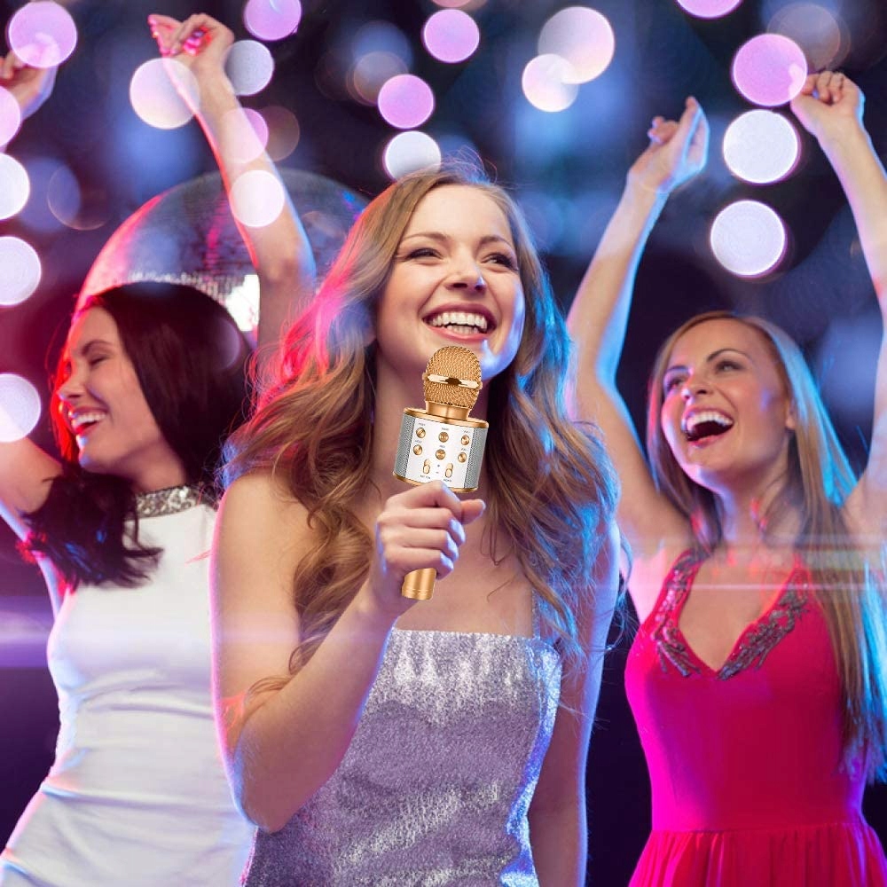 MIKROFON DLA DZIECI BEZPRZEWODOWY KARAOKE GŁOŚNIK Model LXMIC100R