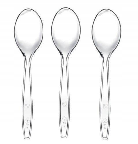 

Łyżeczka Plastikowa Przezroczysta a50szt